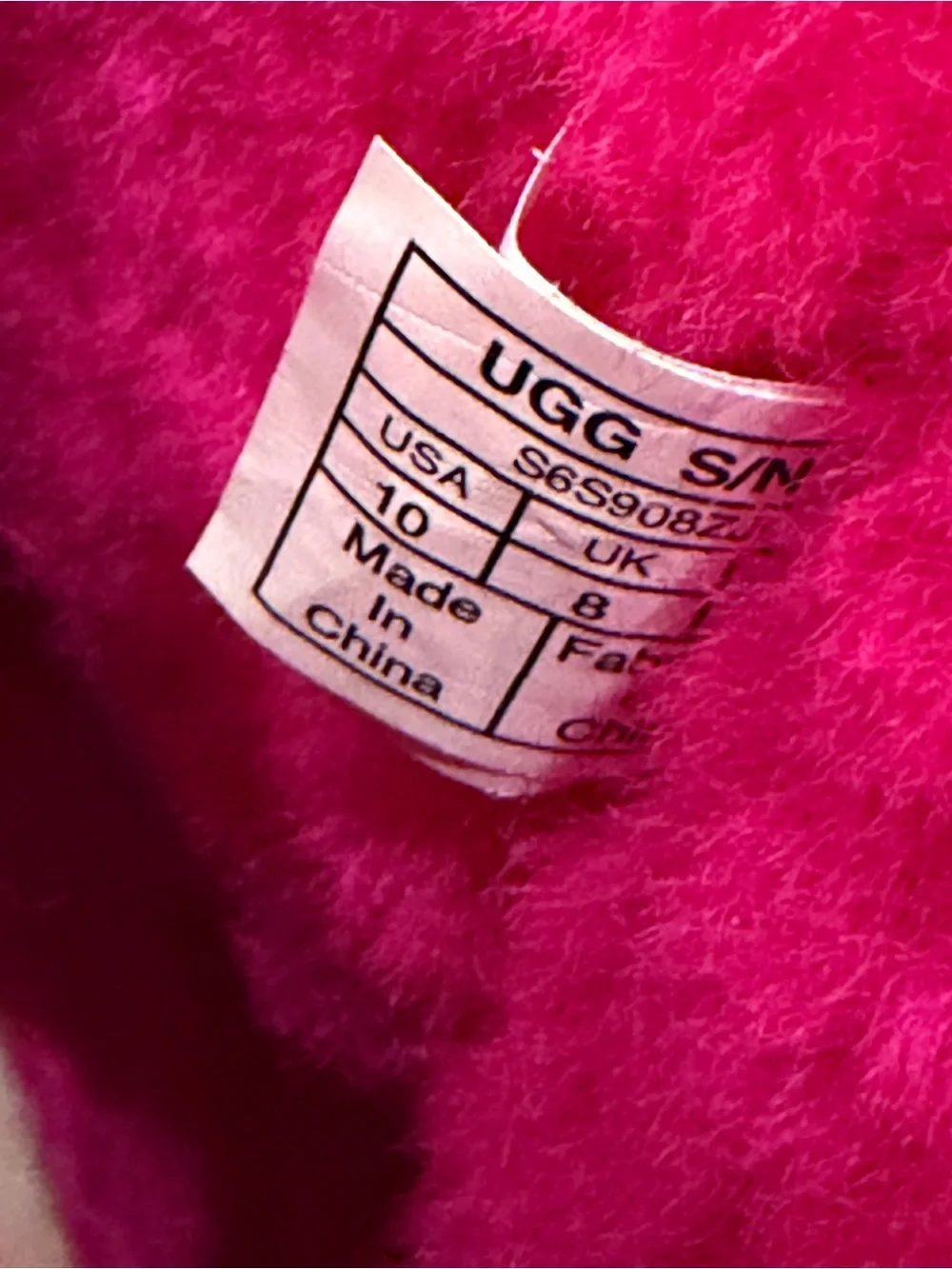 UGG Women's Mini Boot in Bright Pink